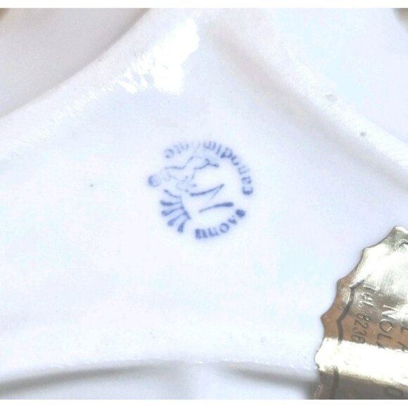 Vintage Nuovo Capodimonte Filli savastano Porcelain Bird Dish, Blue White - Picture 11 of 12